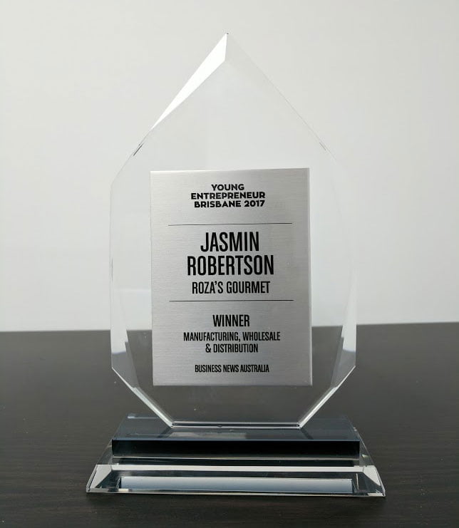 Jasmin Robertson wins award