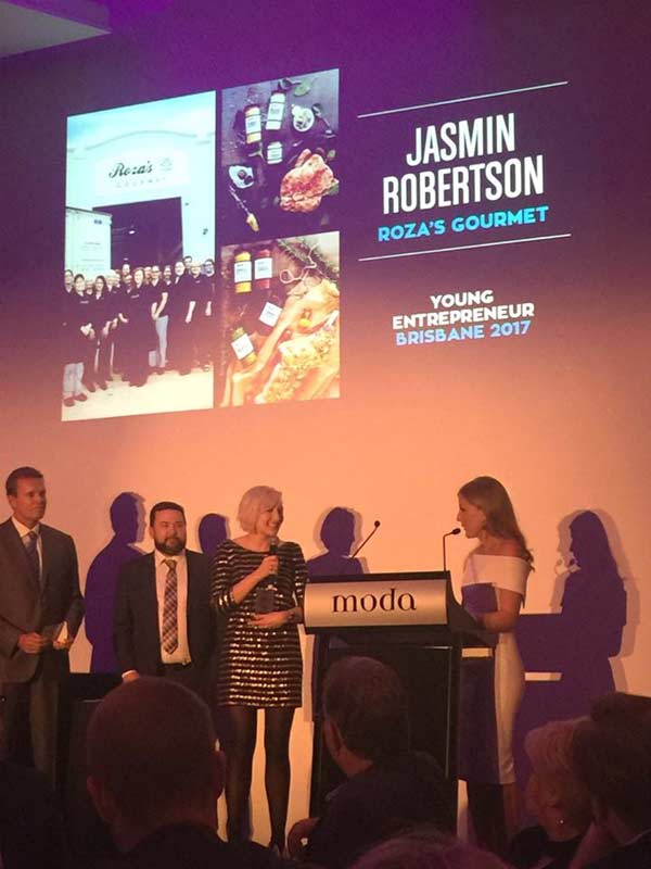Jasmin Robertson wins award