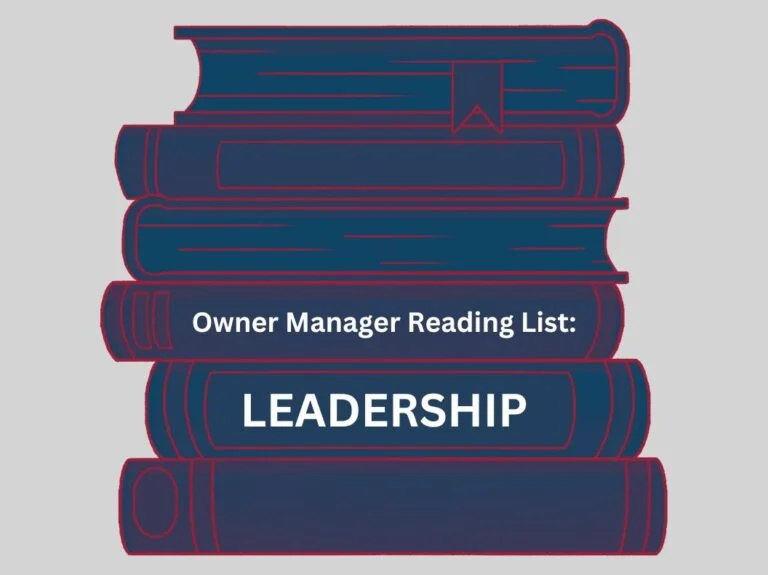 Owner Manager Reading List - Leadership
